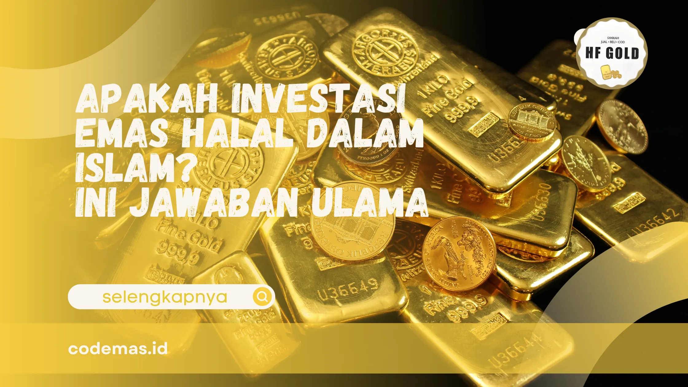 apakah investasi emas halal