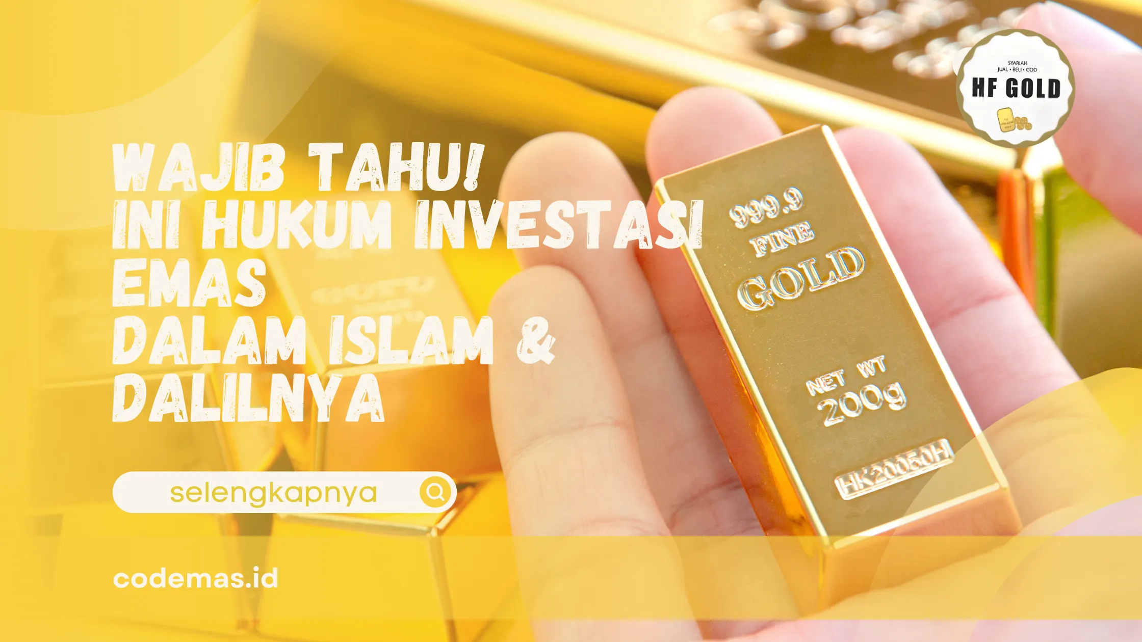 hukum investasi emas dalam islam